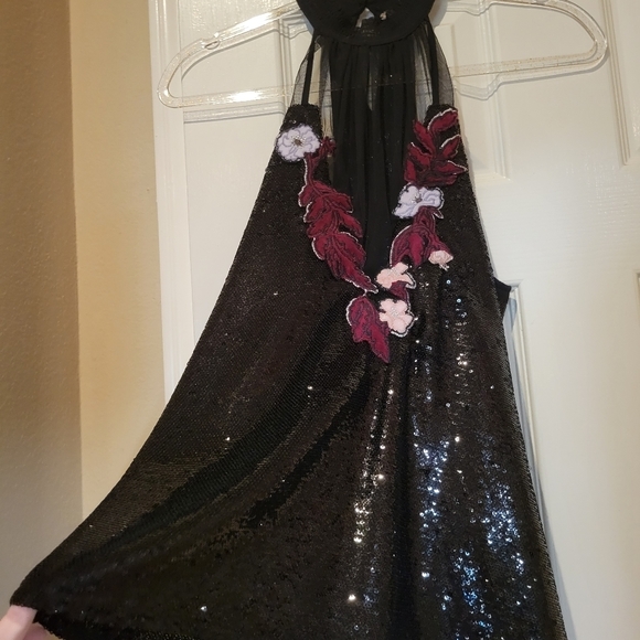 Free people tea back shimmer and shine blouse - Picture 3 of 7